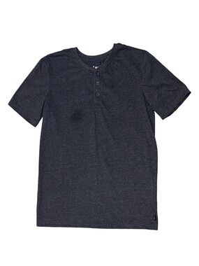 LEE Boy's Dark Blue Short Sleeve Shirt Size Large 14/16